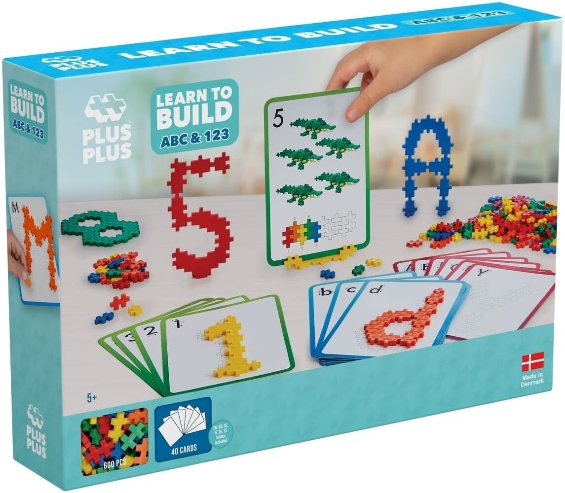 Plus Plus Plus - Plus | Learn to Build abc/123 600 stuks Plus Plus Plus - Plus | Learn to Build abc/123 600 stuks