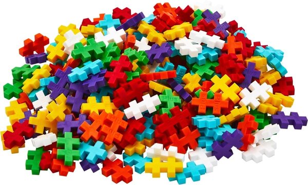 Plus Plus Plus - Plus | Tube rainbow 240 stuks Plus Plus Plus - Plus | Tube rainbow 240 stuks