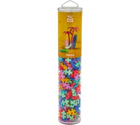 Plus Plus Plus - Plus | Tube tropical 240 stuks Plus Plus Plus - Plus | Tube tropical 240 stuks
