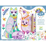 Djeco Djeco | Magische kleurplaten met potlood | Bos families Djeco Djeco | Magische kleurplaten met potlood | Bos families