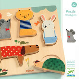 Djeco Djeco | Houten Puzzel | Huisdieren Woodypets