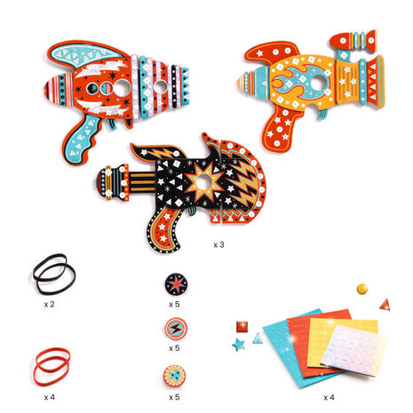 Djeco Djeco | DIY | Mozaïek Raketten Kosmik Djeco Djeco | DIY | Mozaïek Raketten Kosmik