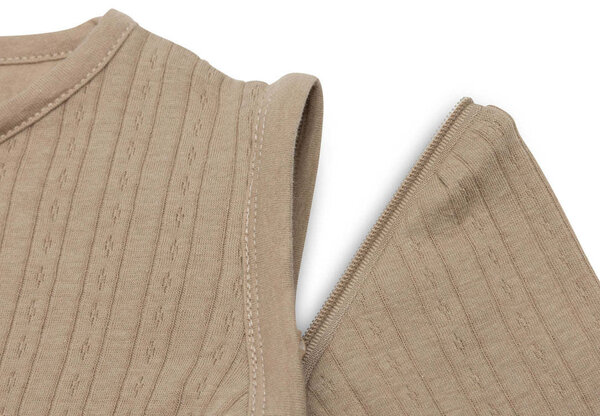 Jollein Jollein | Slaapzak met Afritsbare Mouw Rond 90cm | Ajour/Biscuit