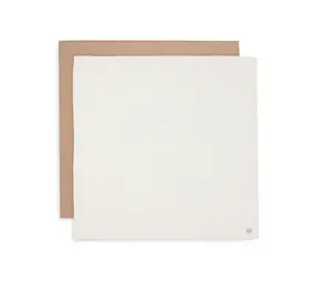 Jollein Jollein | Hydrofiele Doek Large 115x115cm | Biscuit/Ivory 2 pack Jollein Jollein | Hydrofiele Doek Large 115x115cm | Biscuit/Ivory 2 pack