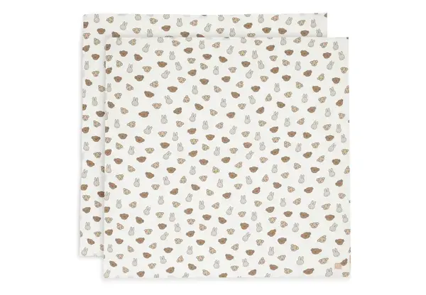 Jollein Jollein | Hydrofiele Doek Large 115x115cm | Miffy and Friends 2 pack Jollein Jollein | Hydrofiele Doek Large 115x115cm | Miffy and Friends 2 pack