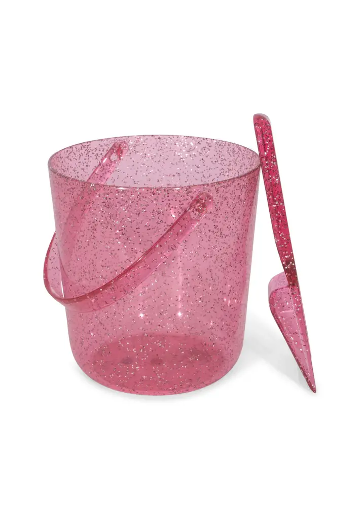 Konges Sløjd Konges Sløjd | Beach Bucket And Shovel Glitter | Sparkling Pink