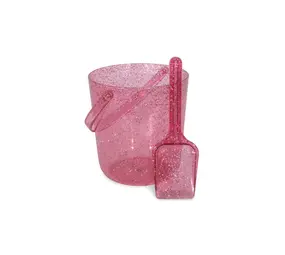 Konges Sløjd Konges Sløjd | Beach Bucket And Shovel Glitter | Sparkling Pink Konges Sløjd Konges Sløjd | Beach Bucket And Shovel Glitter | Sparkling Pink