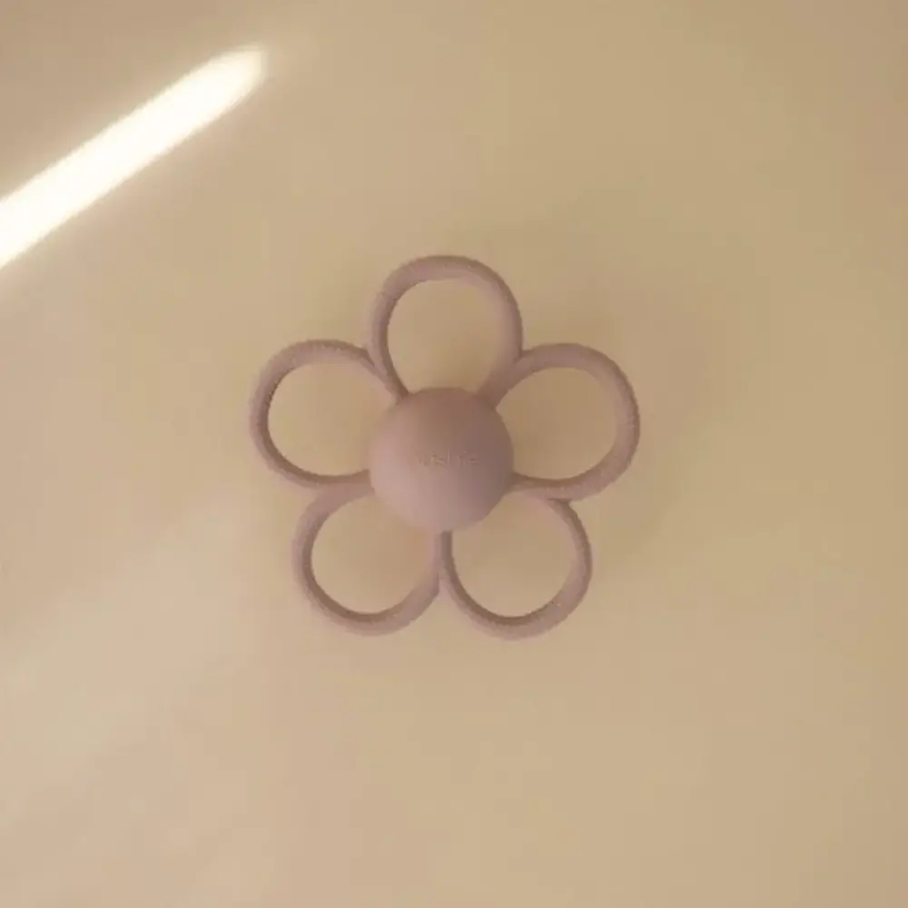 Mushie Mushie |  Rattle daisy teether | Soft Lilac Mushie Mushie |  Rattle daisy teether | Soft Lilac