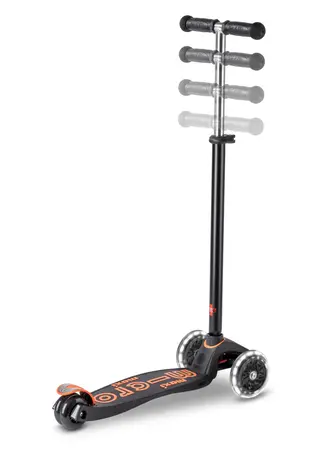 Micro Step Micro Step | Maxi Micro step Deluxe LED | Zwart/Oranje Micro Step Micro Step | Maxi Micro step Deluxe LED | Zwart/Oranje