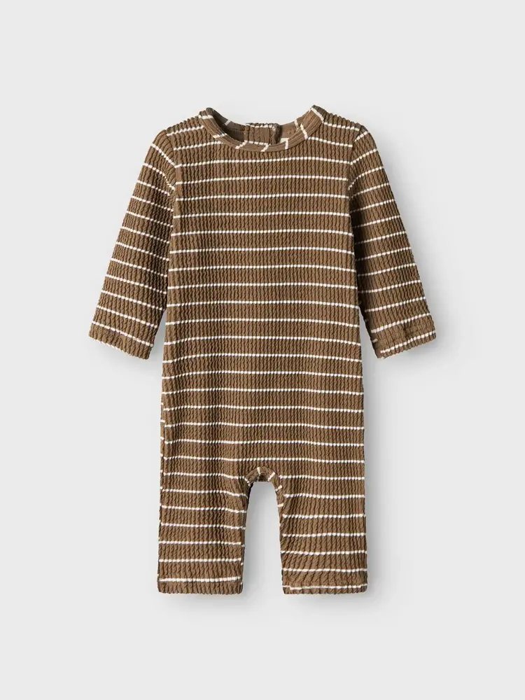 Lil ' Atelier Lil'Atelier | NBMFREDO LS UV SUIT LIL | Shitake Lil ' Atelier Lil'Atelier | NBMFREDO LS UV SUIT LIL | Shitake