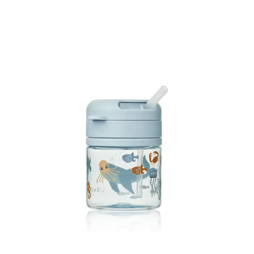 Liewood Liewood | Pavia Tritan Straw Cup 280ml | Sea creature/ Sandy