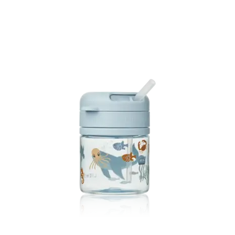 Liewood Liewood | Pavia Tritan Straw Cup 280ml | Sea creature/ Sandy