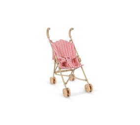 Konges Sløjd Konges Sløjd | Cheeky Doll Stroller | Bubblegum Check