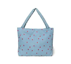 Studio Noos Studio Noos | Denim Hearts Mom Bag Studio Noos Studio Noos | Denim Hearts Mom Bag