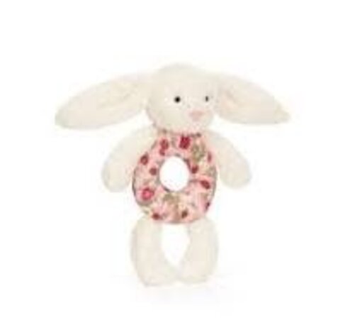Jellycat Jellycat | Blossom Cream Bunny 'Berry' Ring Rattle