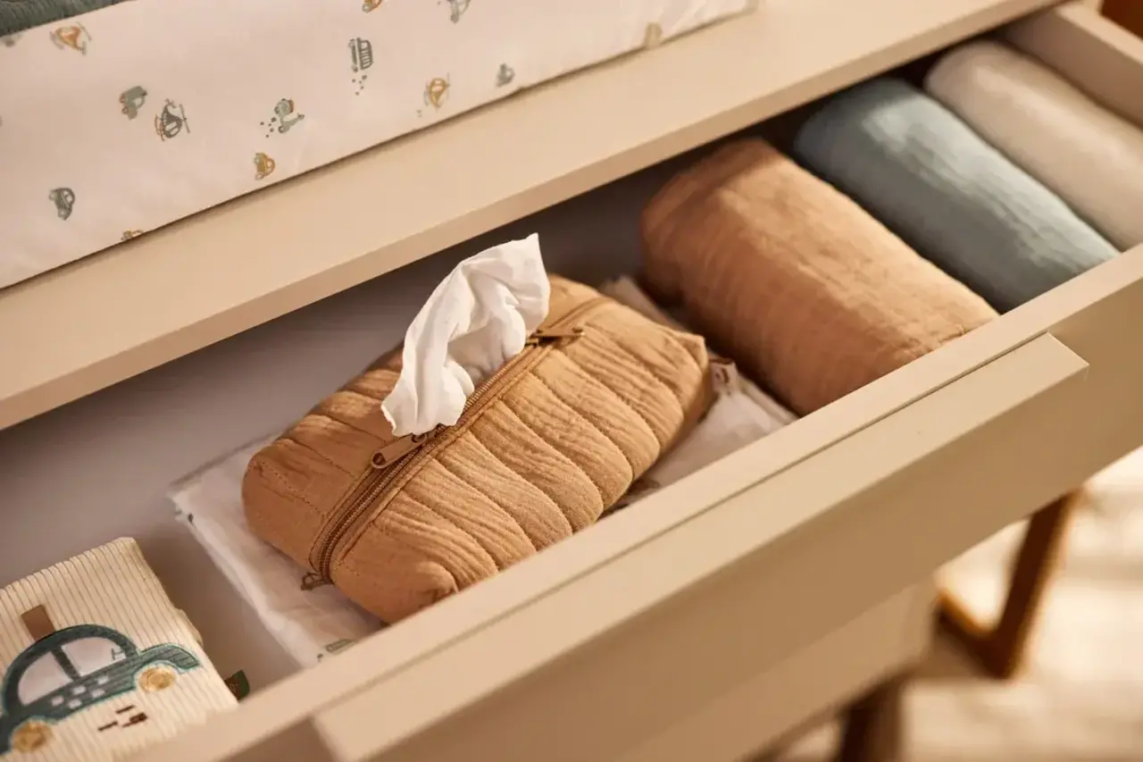 Jollein Jollein | Billendoekjes Etui Hydrofiel | Biscuit Jollein Jollein | Billendoekjes Etui Hydrofiel | Biscuit