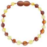 Barnsteen Barnsteen | Armband | Ruw | Baroque Cognac/Lemon | 14 cm Barnsteen Barnsteen | Armband | Ruw | Baroque Cognac/Lemon | 14 cm