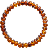 Barnsteen Barnsteen | Armband | Glimmend | Baroque Cognac | 19 cm Barnsteen Barnsteen | Armband | Glimmend | Baroque Cognac | 19 cm