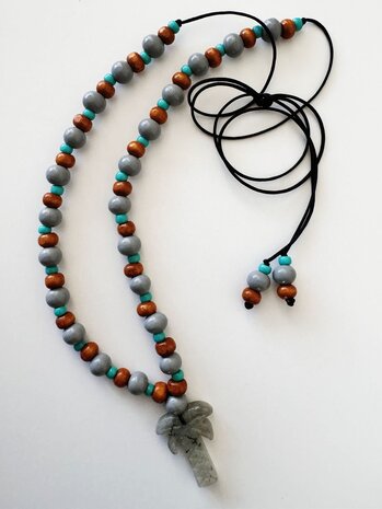 By Melo By Melo | Ketting Palmboom Groen By Melo By Melo | Ketting Palmboom Groen