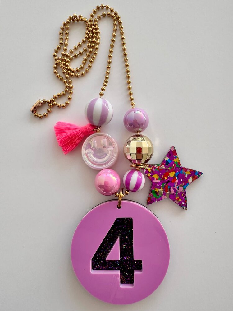 By Melo By Melo | Verjaardagsketting paars By Melo By Melo | Verjaardagsketting paars