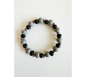 By Melo By Melo | Armbandje Grijs/Paars By Melo By Melo | Armbandje Grijs/Paars