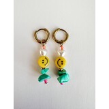 By Melo By Melo | Oorbellen Smiley/Steen Groen By Melo By Melo | Oorbellen Smiley/Steen Groen