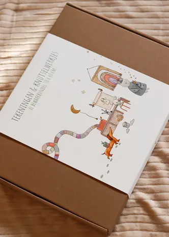 Juulz Juulz | XL Bewaarbundel voor tekeningen & knutselwerkjes | Regenboog Magie