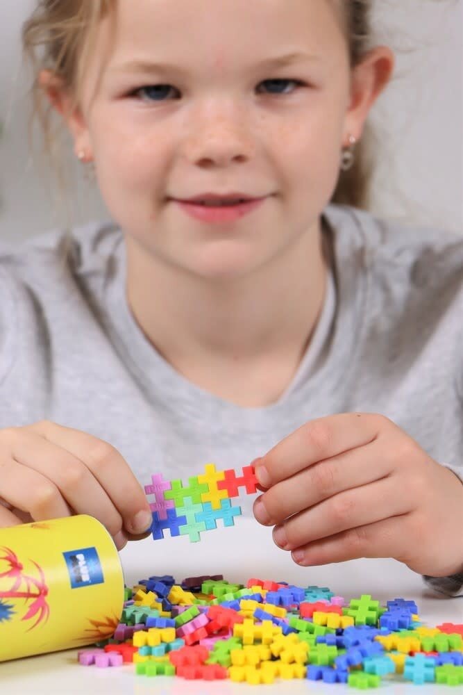 Plus Plus Plus - Plus | Tube tropical 100 stuks Plus Plus Plus - Plus | Tube tropical 100 stuks