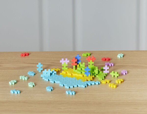 Plus Plus Plus - Plus | Tube tropical 100 stuks Plus Plus Plus - Plus | Tube tropical 100 stuks