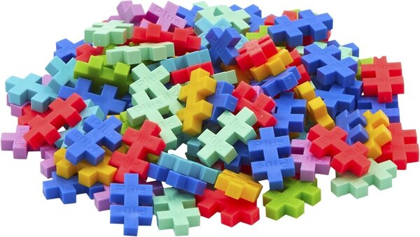 Plus Plus Plus - Plus | Tube tropical 100 stuks Plus Plus Plus - Plus | Tube tropical 100 stuks