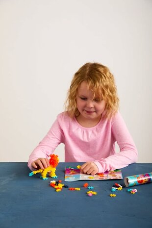 Plus Plus Plus - Plus | Tube leeuw 100 stuks Plus Plus Plus - Plus | Tube leeuw 100 stuks