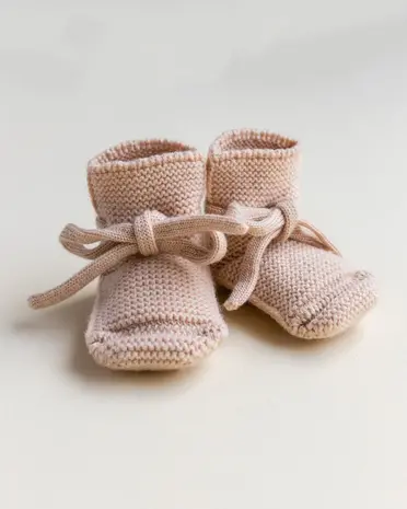 Hvid Hvid | Booties 9-15M | Apricot Hvid Hvid | Booties 9-15M | Apricot