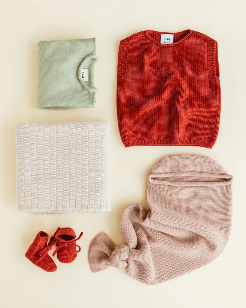 Hvid Hvid | Booties 0-9M | Red Hvid Hvid | Booties 0-9M | Red