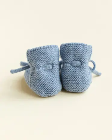 Hvid Hvid | Booties 9-15M | Light Blue