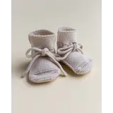 Hvid Hvid |  Booties 0-9M | Cream
