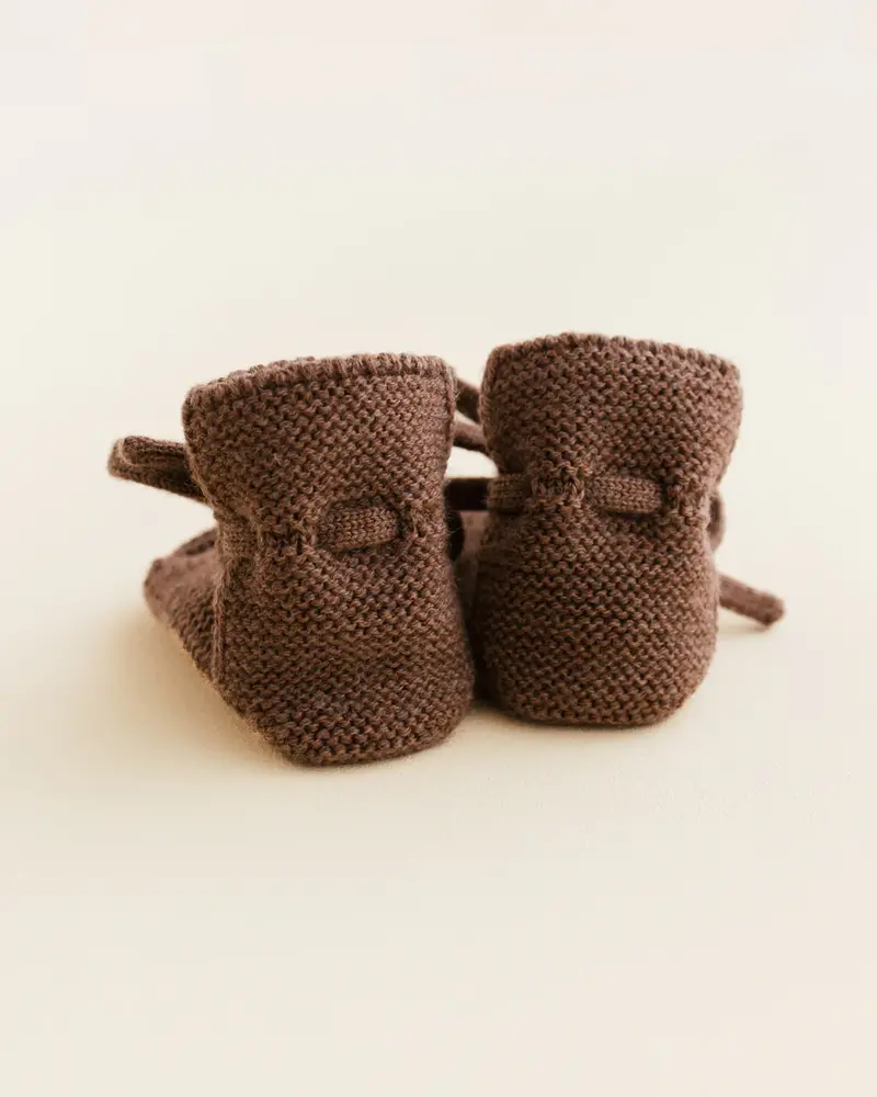 Hvid Hvid | Booties 0-9M | Mocha