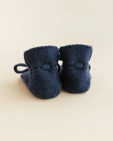 Hvid Hvid | Booties 0-9M | Blue
