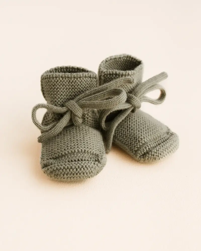 Hvid Hvid | Booties 0-9M | Artichoke