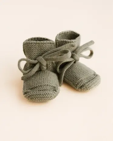 Hvid Hvid | Booties 0-9M | Artichoke