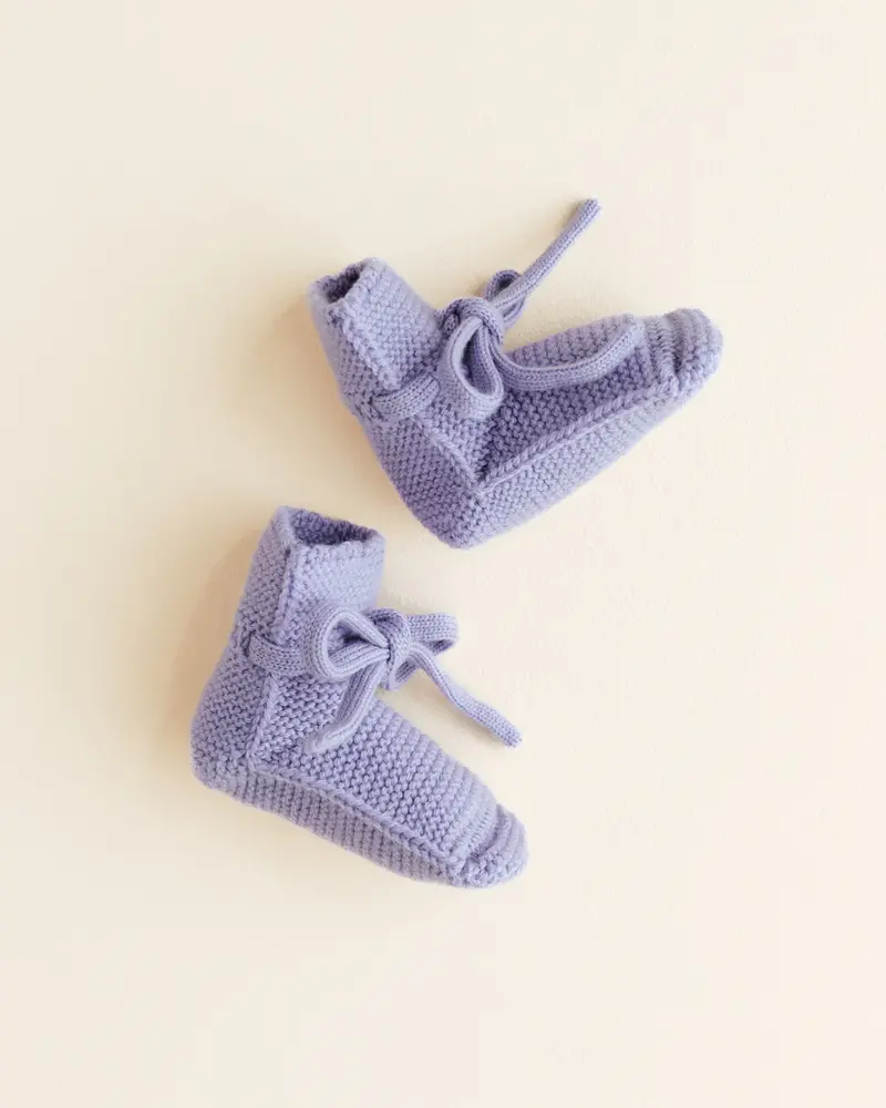 Hvid Hvid | Booties 0-9M | Lilac
