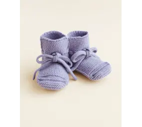 Hvid Hvid | Booties 0-9M | Lilac Hvid Hvid | Booties 0-9M | Lilac