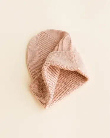 Hvid Hvid | Beanie Fonzie Newborn | Rose Hvid Hvid | Beanie Fonzie Newborn | Rose