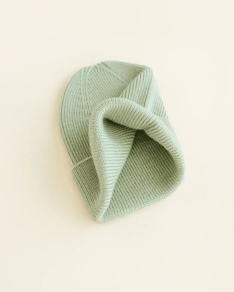Hvid Hvid | Beanie Fonzie Newborn | Mint Hvid Hvid | Beanie Fonzie Newborn | Mint