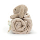 Jellycat Jellycat | Bashful Bunny Blankie | Beige Jellycat Jellycat | Bashful Bunny Blankie | Beige