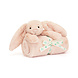 Jellycat Jellycat | Bashful Bunny Blankie | Blush Jellycat Jellycat | Bashful Bunny Blankie | Blush