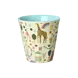 Rice Everyday Magic Rice | Melamine cup Fun Fair Mint print | Medium 250ml Rice Everyday Magic Rice | Melamine cup Fun Fair Mint print | Medium 250ml