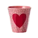 Rice Everyday Magic Rice | Melamine cup with Heart & Bloom | Medium 250ml Rice Everyday Magic Rice | Melamine cup with Heart & Bloom | Medium 250ml
