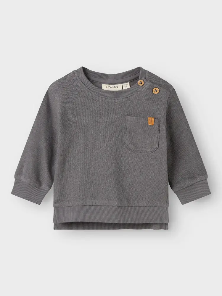 Lil ' Atelier Lil ' Atelier | NBMDIAS LUM LS SWEAT LIL | Poppy Seed Lil ' Atelier Lil ' Atelier | NBMDIAS LUM LS SWEAT LIL | Poppy Seed