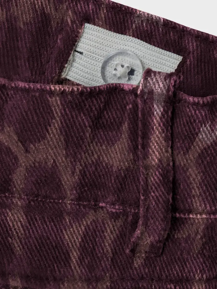 Name it Name it | NKFLEO TWILL SKORT 4002-TD | Burgundy LEO Name it Name it | NKFLEO TWILL SKORT 4002-TD | Burgundy LEO