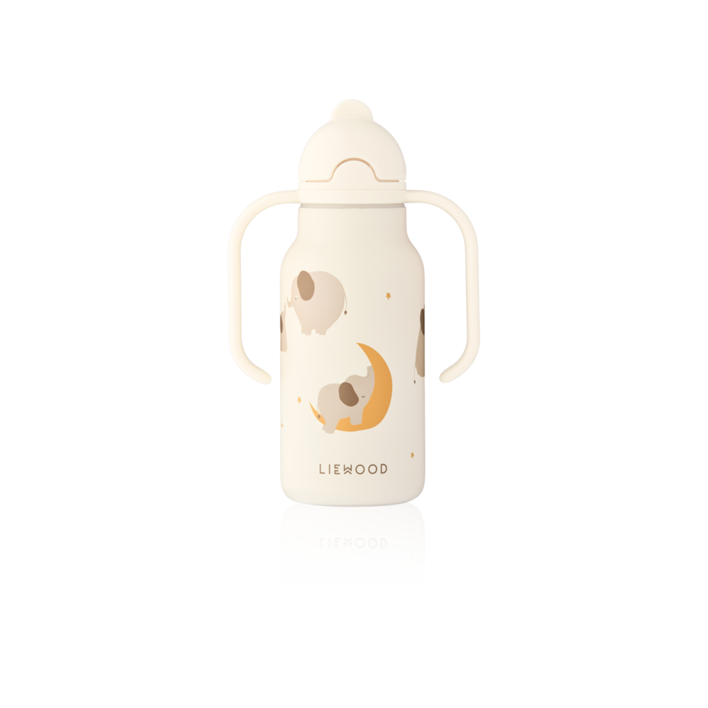Liewood Liewood | Kimmie Water Bottle 250 ml | Elephant / Creme de la creme Liewood Liewood | Kimmie Water Bottle 250 ml | Elephant / Creme de la creme